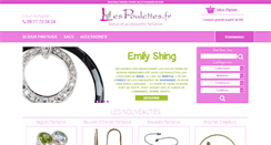 Desktop Screenshot of lespoulettes-bijoux.fr